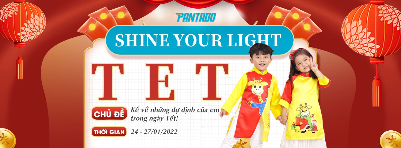  Shine your light pantado